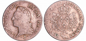 Louis XV (1715-1774) - Ecu de Béarn à la vieille tête - 1771 (Pau)
TB
L4L.525-Ga.323a
Ar ; 28.94 gr ; 42 mm