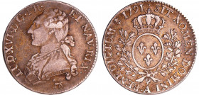 Louis XVI (1774-1792) - ½ écu aux branches d’olivier - 1791 .A (Paris)
TTB
L4L.541-Ga.355
Ar ; 14.64 gr ; 33 mm
