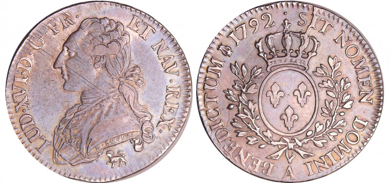 Louis XVI (1774-1792) - ½ écu aux branches d’olivier - 1792 A (Paris)
SUP
L4L....