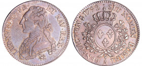 Louis XVI (1774-1792) - ½ écu aux branches d’olivier - 1792 A (Paris)
SUP
L4L.541-Ga.355
Ar ; 14.64 gr ; 33 mm