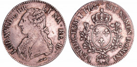 Louis XVI (1774-1792) - Ecu de Béarn aux branches d’olivier - 1785 (Pau)
TTB
L4L.552-Ga.356a
Ar ; 29.20 gr ; 42 mm