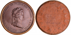 France - Révolution - Palloy. Médaille bi-métallique de la Mort de Marie-Antoinette, 1793 (Restauration ?) Paris
SUP
Bou.540
Cu ; 11.18 gr ; 44 mm...