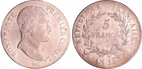 Bonaparte premier consul (1799-1804) - 5 francs An 12 K (Bordeaux)
TB
Ga.577-F.301
Ar ; 24.87 gr ; 37 mm