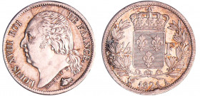 Louis XVIII (1815-1824) - 1/2 franc au buste nu 1821 A (Paris)
SUP
Ga.401-F.179
Ar ; 2.43 gr ; 18 mm