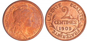 Troisième république (1871-1940) - 2 centime Dupuis 1909
SPL
Ga.107-F.110
Br ; 2.03 gr ; 15 mm