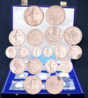 Cinquième république (1959- ) - Coffret 1981 piéforts 9 monnaies
FDC
GEM.292.CPA14
Monnaies dans leur coffret, certificat 20 pour l'ensemble des mo...