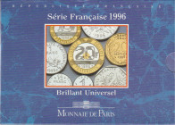 Cinquième république (1959- ) - Coffret BU 1996 Monnaie de Paris
BU