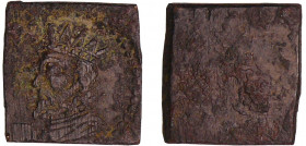Poids monétaire pour Charles II ou Philippe VI
TTB
Cu ; 3.16 gr ; 14*14 mm