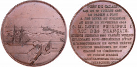 Louis-Philippe Ier (1830-1848) - Médaille - Livraison du port de Calais 1857
SUP
--
Br ; 52.21 gr ; 51 mm
Tranche (Proue de navire) BRONZE