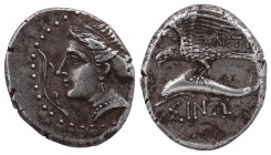 Paphlagonia, Sinope AR Drachm. Circa 330-300 BC.