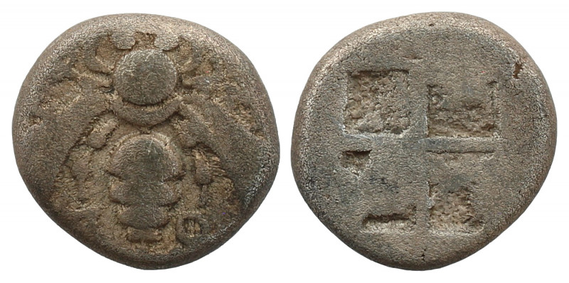 IONIA. Ephesos. Drachm (Circa 500-420 BC).

Obv: ΕΦEΣION.
Bee.
Rev: Quadripartit...