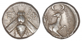 Ionia, Ephesos. AR Tetradrachm. Unknown magistrate. Circa 350-340 BC.