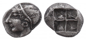 Ionia Phokaia. Circa 521-478 BC. Diobol.