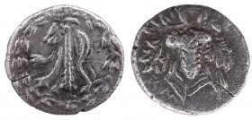LYDIA. Tralleis. Circa 166-67 BC. Drachm, Cistophoric series.