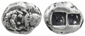 Kings of Lydia, Kroisos, Ar Half Stater, Sardes, Circa 560-546 BC.