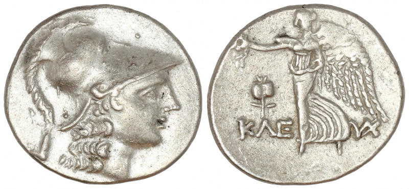 Pamphylia, Side. AR Tetradrachm. Circa 183-175 BC.

Obv: Head of Athena right, w...