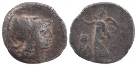 Pamphylia. Side, AR Drachm. Circa 183-175 BC. Kleuch-, magistrate.