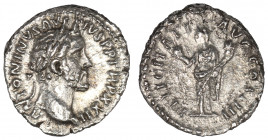 Antoninus Pius (138-161) - AR Denarius (Rome AD 159-60, - ANTONINVS AVG PIVS P P TR P XXIII.