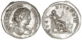 Caracalla AR Denarius. Rome, AD 198-199.