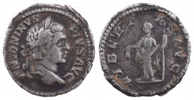 Caracalla AR Denarius. Rome, AD 206-210.
