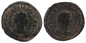 Aurelian, with Vabalathus, BI Antoninianus. Antioch, AD 271-272.