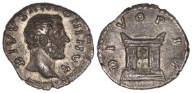 DIVUS ANTONINUS PIUS died 161. AR Denarius. Rome.