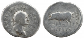 Vespasian. AD 69-79. AR Denarius. Rome mint. Struck AD 77-78.