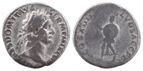 Domitian AR Denarius. Rome, AD 88.