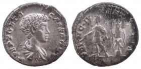 Geta, as Caesar, 198-209. Denarius Rome, 200-202.