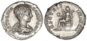 Geta, as Caesar, 198-209. Denarius, Rome, 200-202. P SEPT GETA CAES PONT.