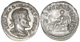 Maximinus I. AD 235-238. AR Denarius. Rome mint. 2nd emission, AD 236.