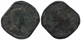 Otacilia Severa (wife of Philip I) Æ Sestertius. Rome, AD 244-249.