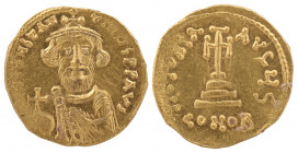 Constans II, 641-668. AV Solidus Constantinople, 7th officina (Z), 649/50-651/2.