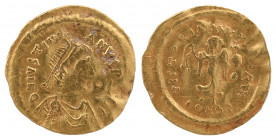 Justin II, 565-578. AV Tremissis Constantinople.