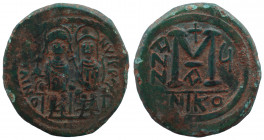 Justin II and Sophia AD 565-578. Dated RY 6=AD 570/1. Nikomedia
