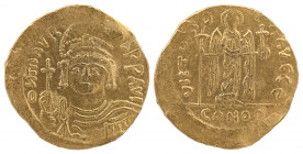 Maurice Tiberius, 582-602. AV Solidus Constantinople, E = 5th officina, 583/4-602.