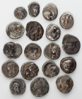 A lot of Eighteen(18) Silver coins.