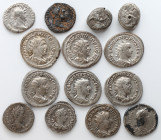 A lot of Fourteen(14) Silver coins.