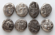 A lot of Eight(8) Silver coins.