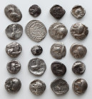 A lot of Twenty(20) Silver coins.