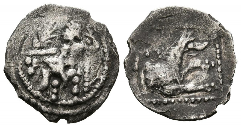 LYCAONIA, Laranda. Obolo. (Ar. 0,42g/13mm). 324-323 a.C. (SNG Levante 223). Anv:...