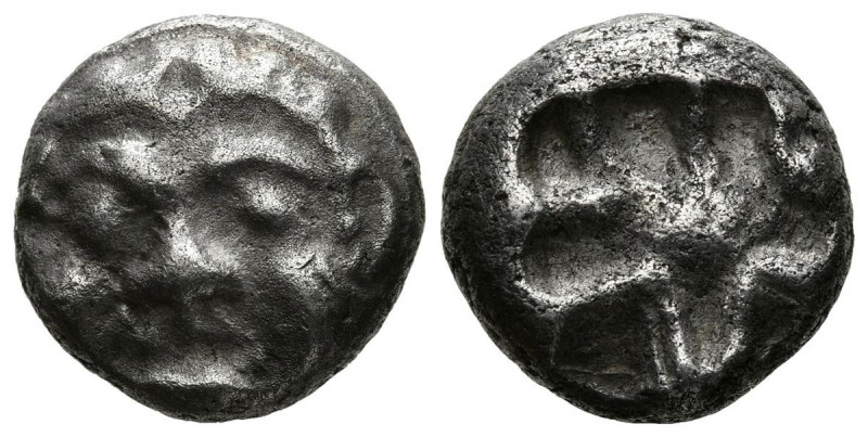 MISIA, Parion. Dracma. (Ar. 3,15g/12mm). 550-520 a.C. (SNG Copenhagen 256). Anv:...