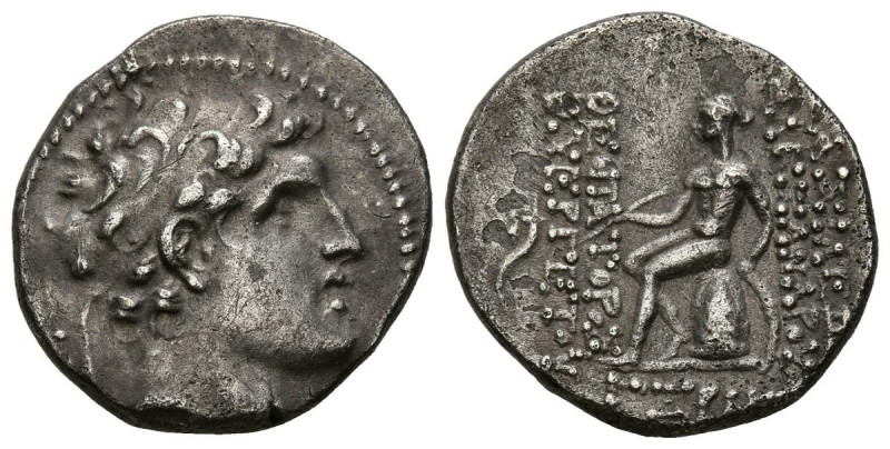 REINO SELEUCIDA, Alejandro I Balas. Dracma. (Ar. 3,93g/18mm). 150-145 a.C. Antio...