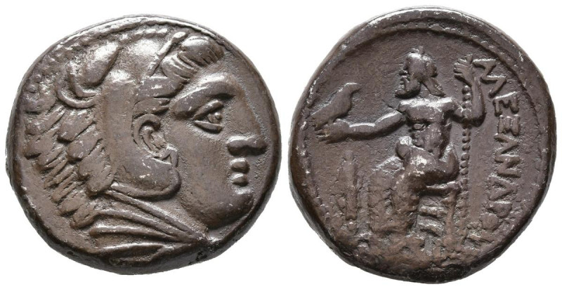 REYES DE MACEDONIA, Alejandro III el Grande. Tetradracma. (Ar. 16,90g/25mm). 220...
