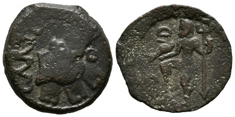 CARTEIA (San Roque, Cádiz). Semis. (Ae. 3,86g /21mm). 27 a.C-14 d.C. (FAB-663). ...