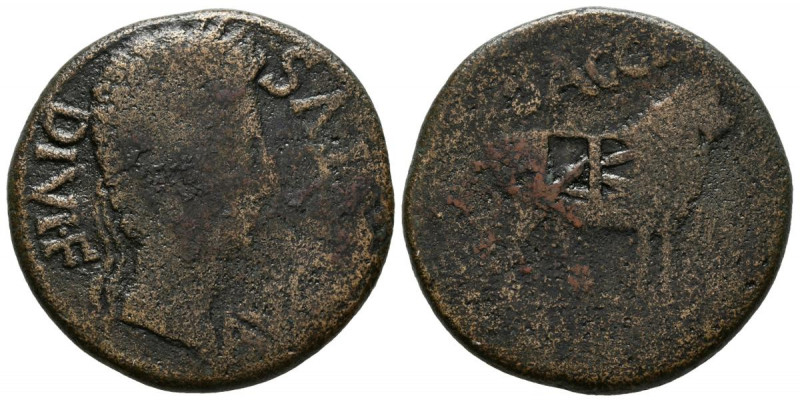 CELSE (Velilla de Ebro, Zaragoza). As (Ae. 12,38g/28mm). 27 a.C-14 d.C. (FAB-809...