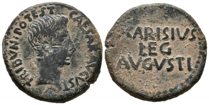 EMERITA AUGUSTA (Mérida, Badajoz). As. (Ae. 11,77g/26mm). 27 a.C. (FAB-987). Anv...