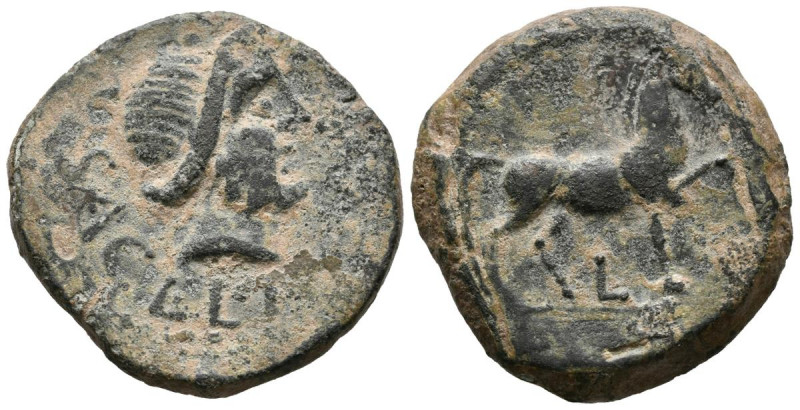 SACILI (Pedro Abad, Córdoba). Semis. (Ae. 15,26g/29mm). 120-50 a.C. (FAB-2022; C...