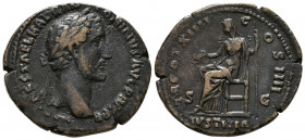 ANTONINO PIO. As. (Ae. 8,98g/30mm). 150-151 d.C. Roma. (RIC 881). MBC. Campos rebajados.