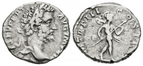 SEPTIMIO SEVERO. Denario. (Ar. 3,65g/17mm). 195 d.C. Roma. (RIC 60). Anv: Cabeza laureada de Septimio Severo a derecha, alrededor leyenda: L SEPT SEV ...